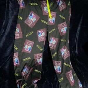 Women's Beetlejuice Pajama Pants - Black